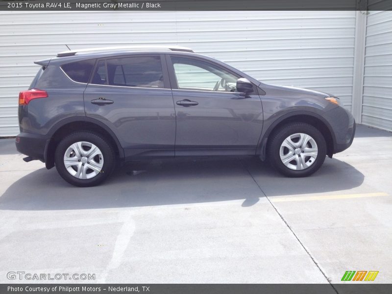 Magnetic Gray Metallic / Black 2015 Toyota RAV4 LE
