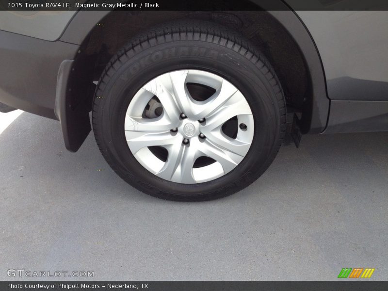 Magnetic Gray Metallic / Black 2015 Toyota RAV4 LE