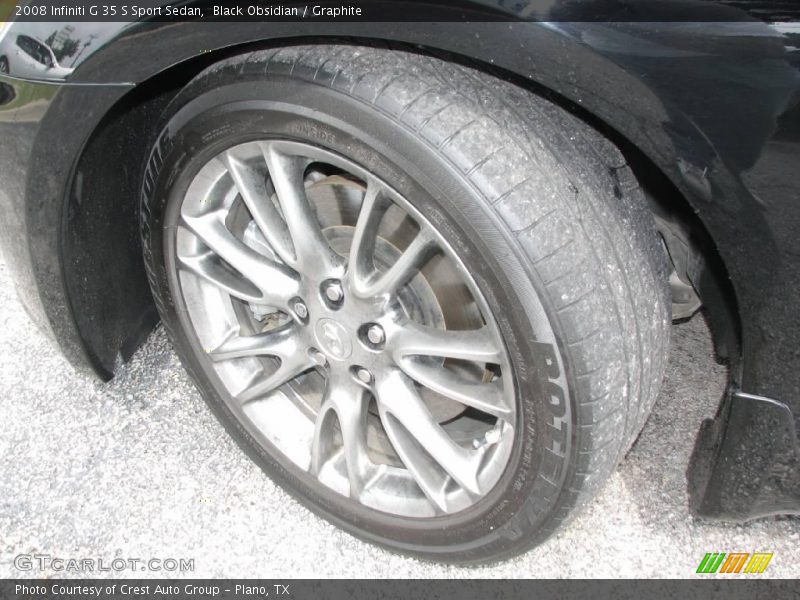 Black Obsidian / Graphite 2008 Infiniti G 35 S Sport Sedan