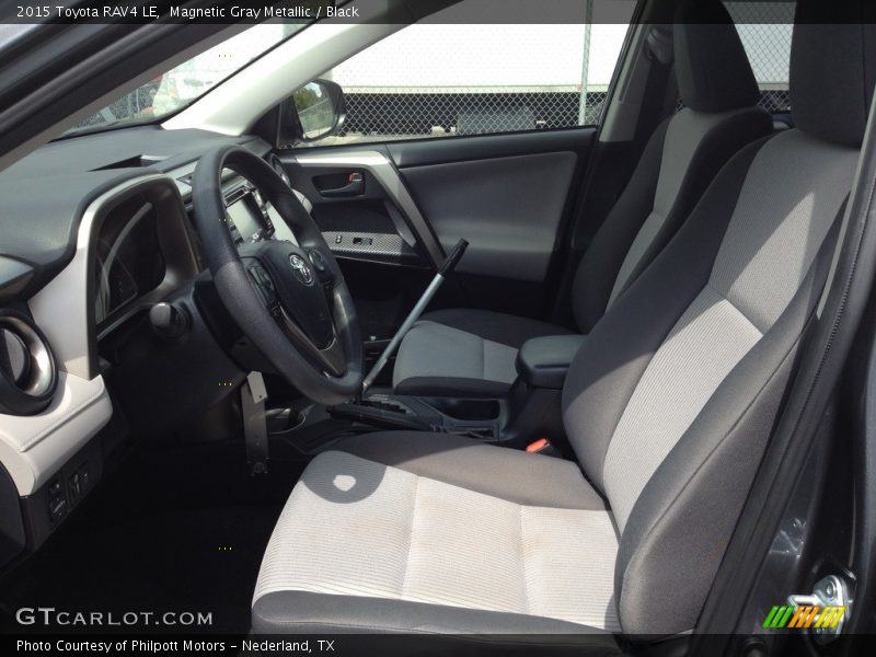 Magnetic Gray Metallic / Black 2015 Toyota RAV4 LE