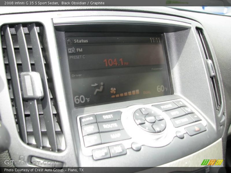 Black Obsidian / Graphite 2008 Infiniti G 35 S Sport Sedan