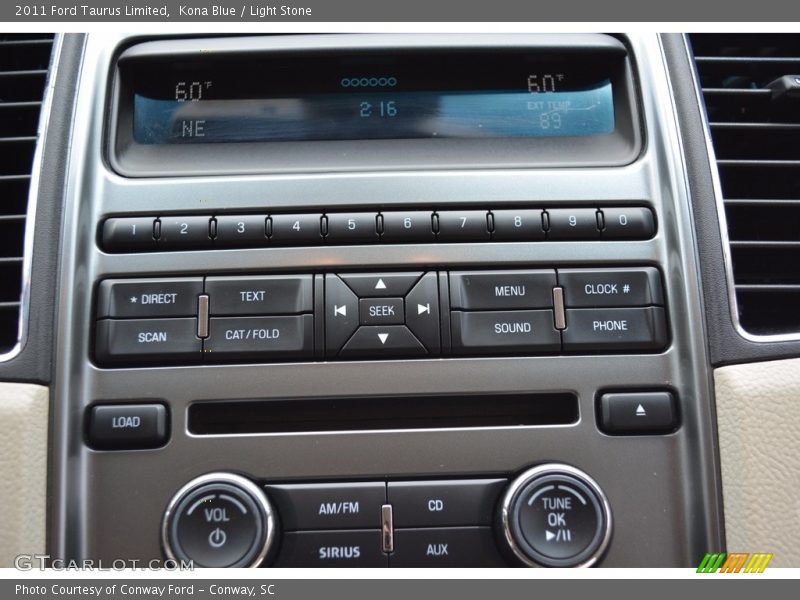 Kona Blue / Light Stone 2011 Ford Taurus Limited
