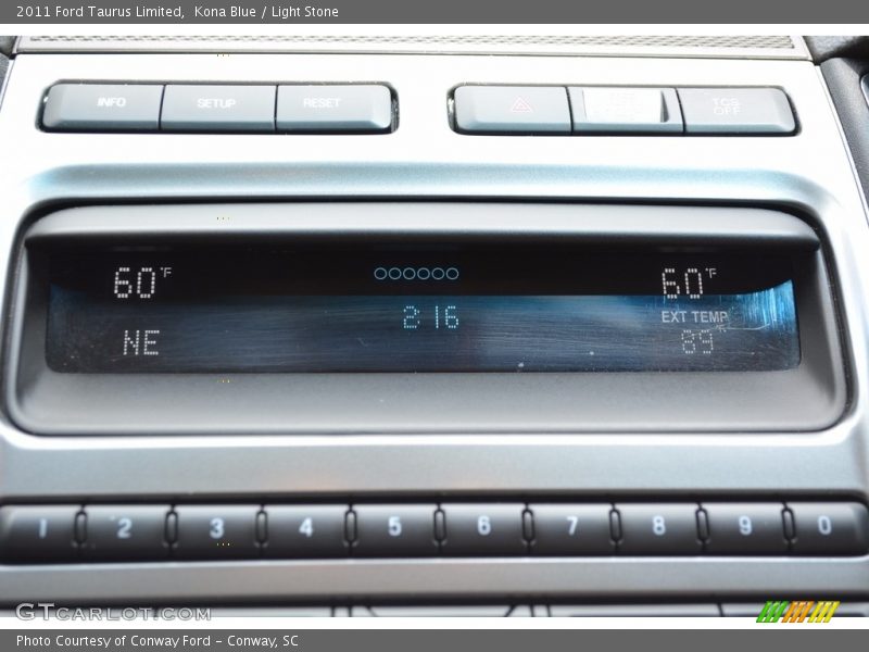 Kona Blue / Light Stone 2011 Ford Taurus Limited