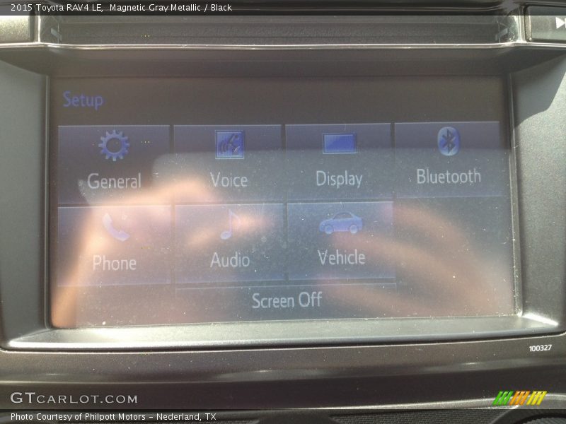 Magnetic Gray Metallic / Black 2015 Toyota RAV4 LE
