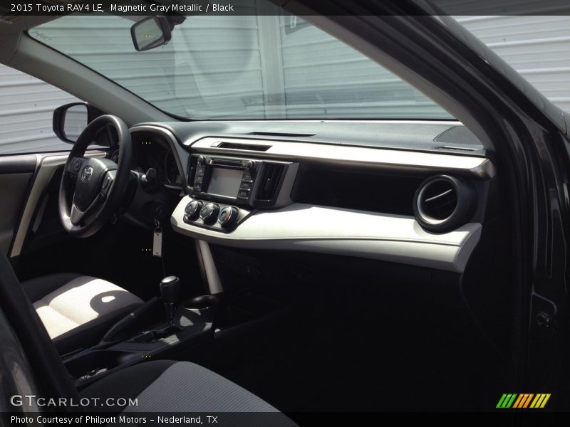 Magnetic Gray Metallic / Black 2015 Toyota RAV4 LE