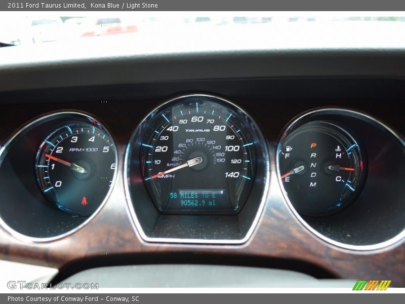 Kona Blue / Light Stone 2011 Ford Taurus Limited