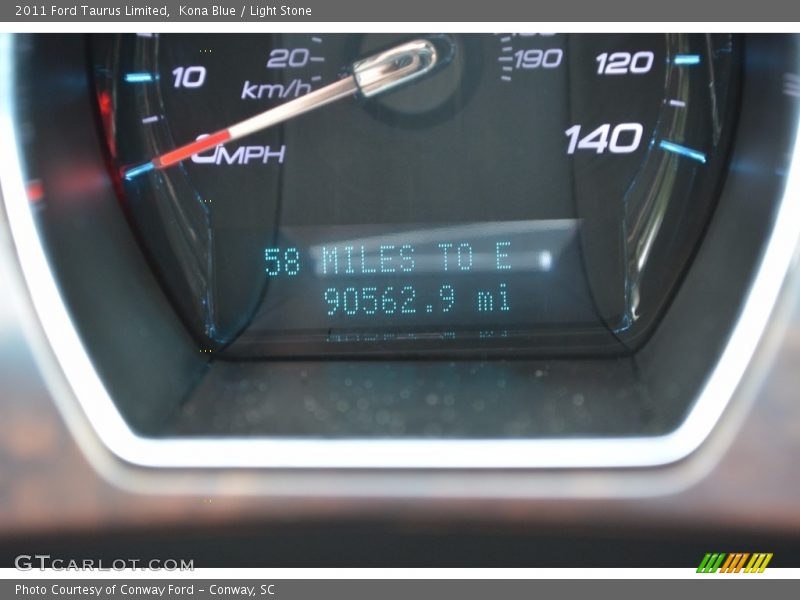 Kona Blue / Light Stone 2011 Ford Taurus Limited