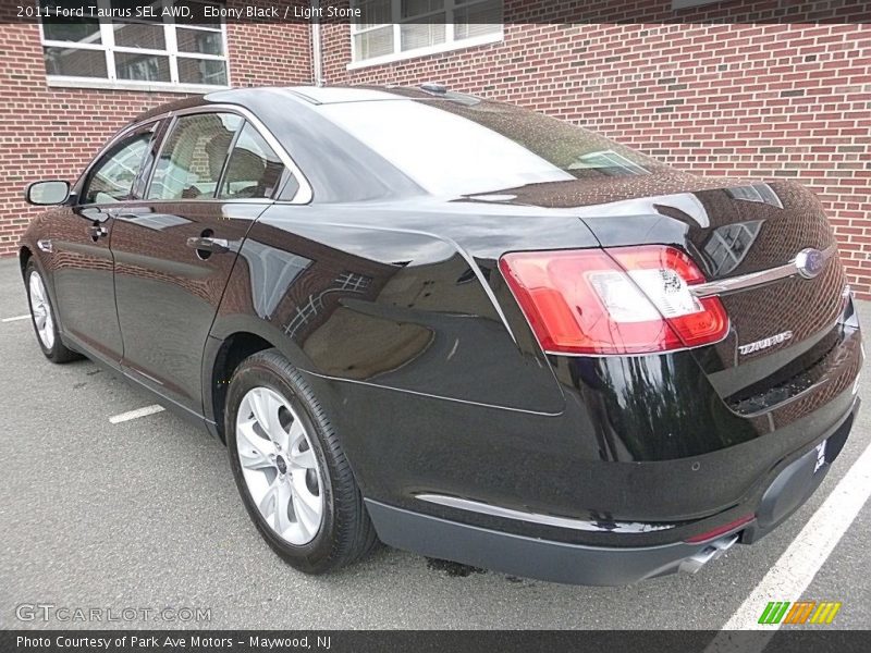Ebony Black / Light Stone 2011 Ford Taurus SEL AWD