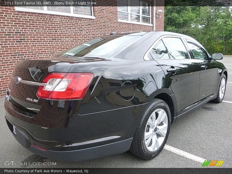 Ebony Black / Light Stone 2011 Ford Taurus SEL AWD
