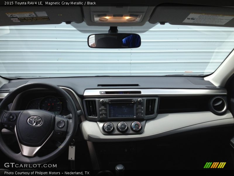 Magnetic Gray Metallic / Black 2015 Toyota RAV4 LE