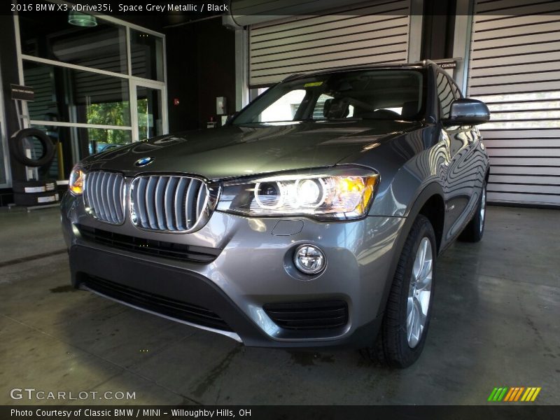 Space Grey Metallic / Black 2016 BMW X3 xDrive35i