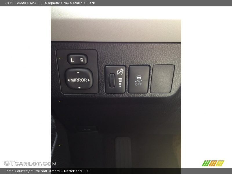 Magnetic Gray Metallic / Black 2015 Toyota RAV4 LE