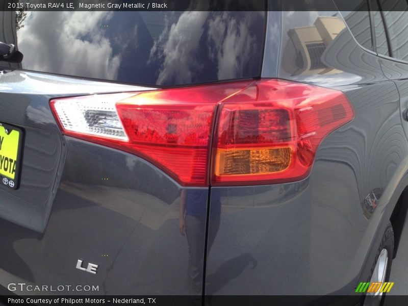 Magnetic Gray Metallic / Black 2015 Toyota RAV4 LE