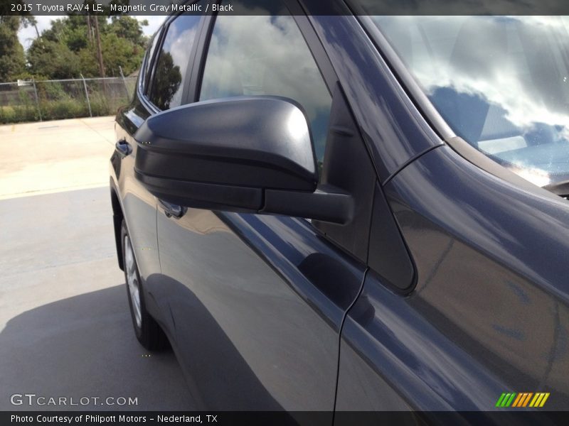 Magnetic Gray Metallic / Black 2015 Toyota RAV4 LE