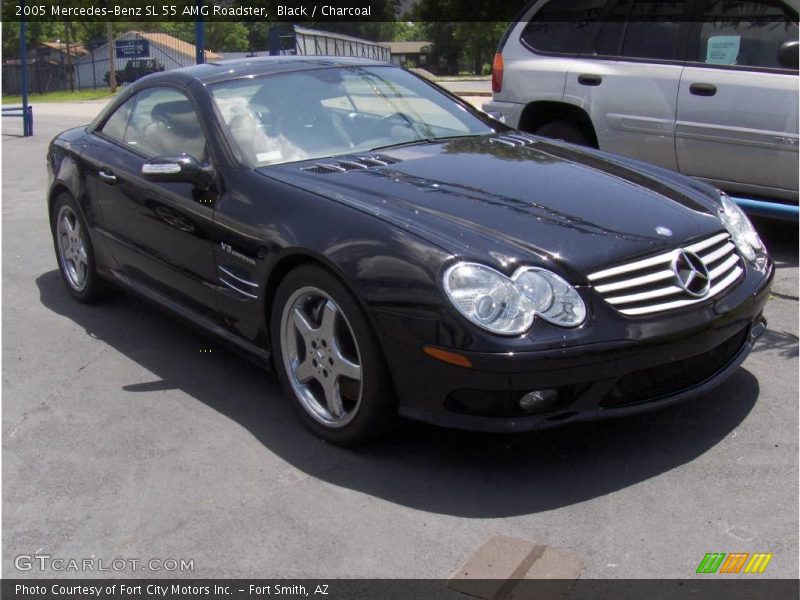 Black / Charcoal 2005 Mercedes-Benz SL 55 AMG Roadster