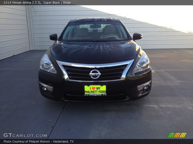 Super Black / Beige 2014 Nissan Altima 2.5 SL