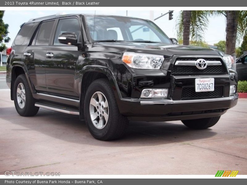 Black / Black Leather 2013 Toyota 4Runner Limited