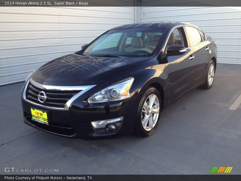 Super Black / Beige 2014 Nissan Altima 2.5 SL