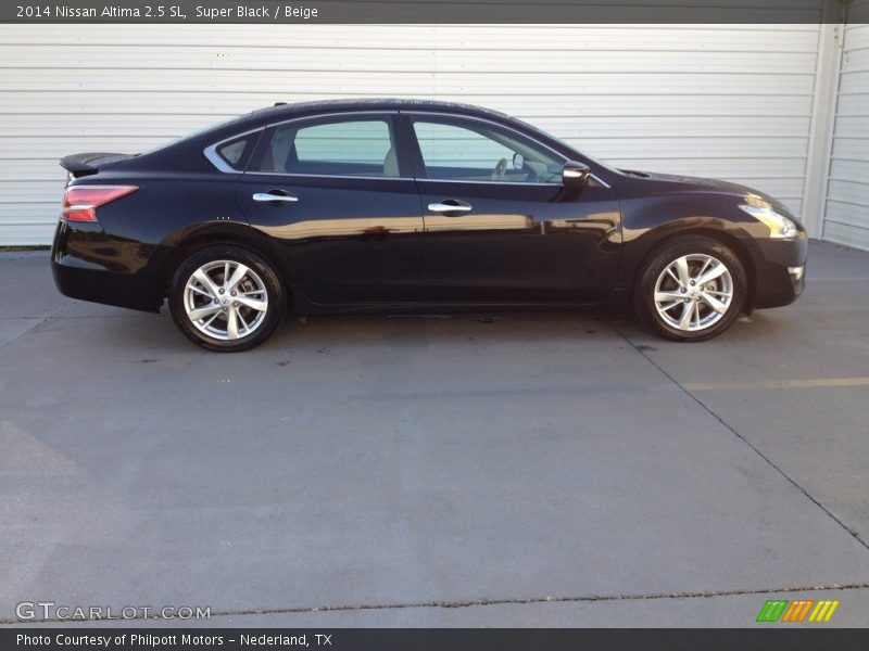 Super Black / Beige 2014 Nissan Altima 2.5 SL