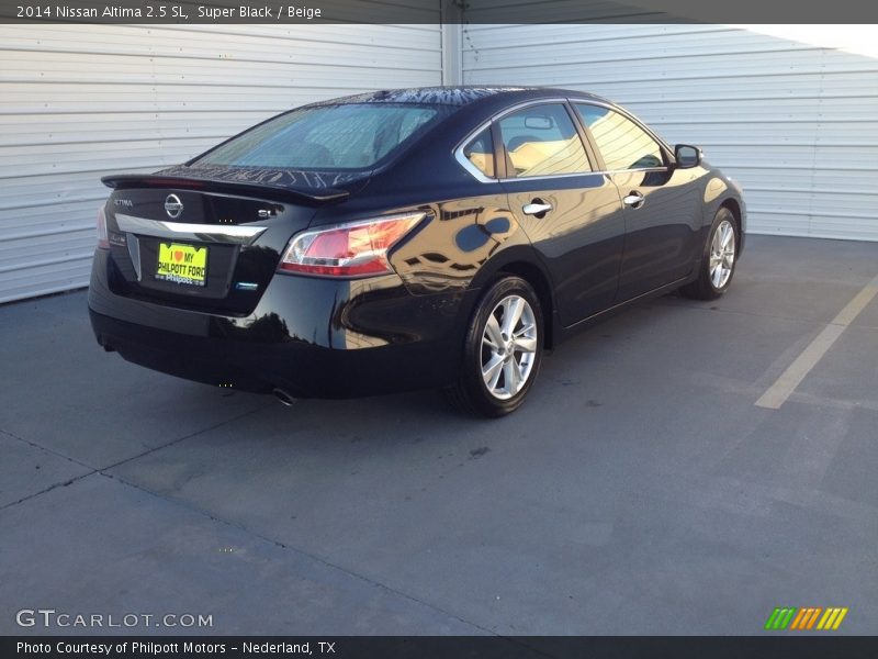 Super Black / Beige 2014 Nissan Altima 2.5 SL