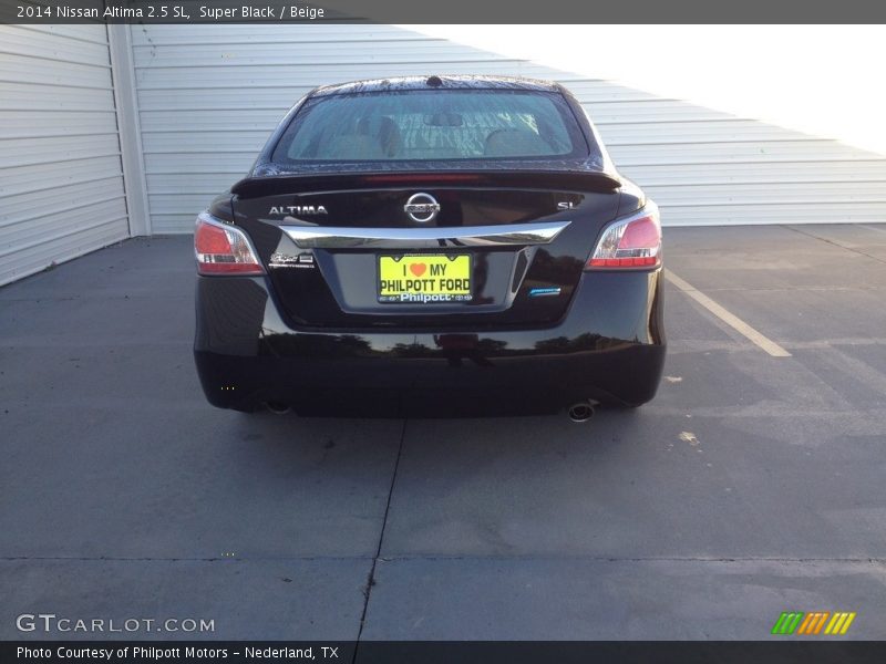 Super Black / Beige 2014 Nissan Altima 2.5 SL