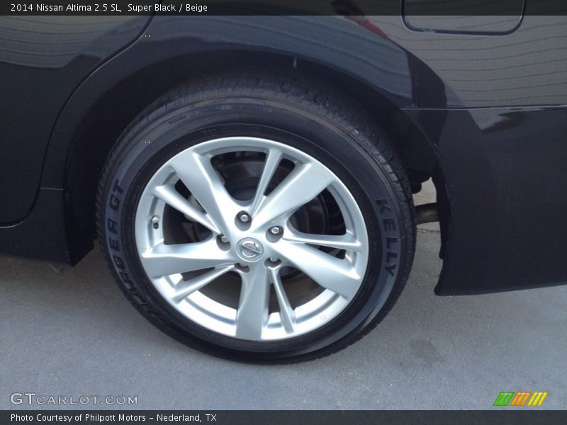 Super Black / Beige 2014 Nissan Altima 2.5 SL