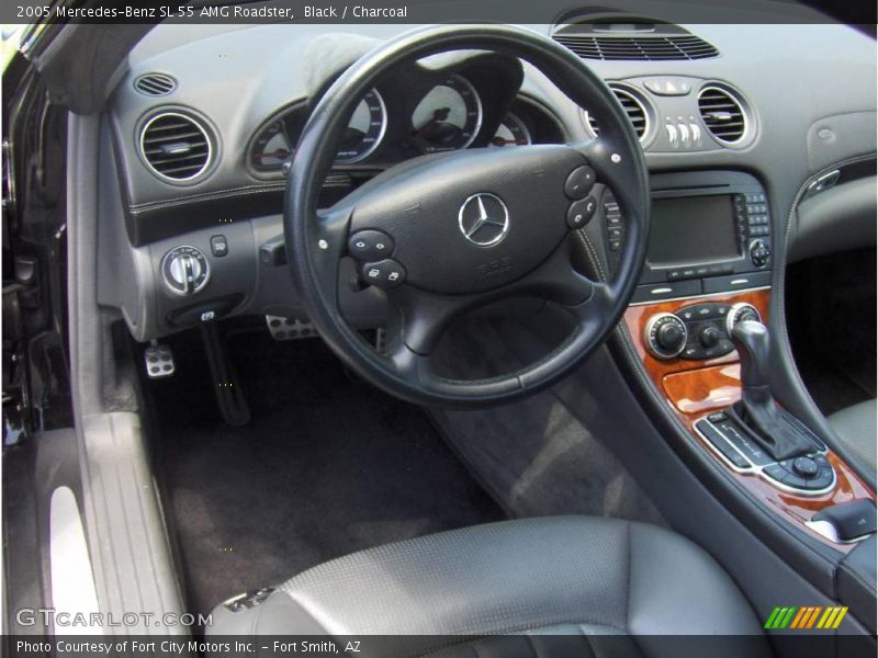 Black / Charcoal 2005 Mercedes-Benz SL 55 AMG Roadster