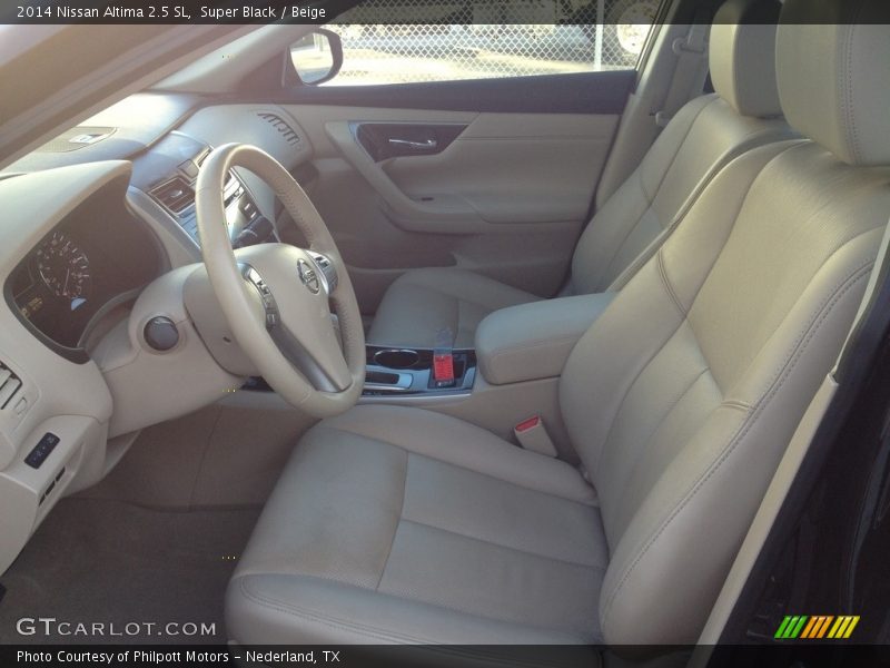 Super Black / Beige 2014 Nissan Altima 2.5 SL