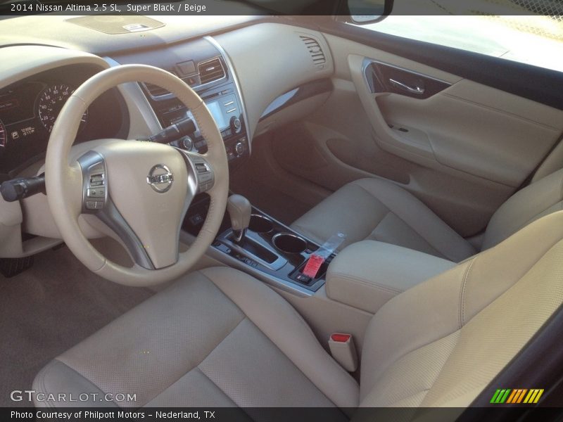 Super Black / Beige 2014 Nissan Altima 2.5 SL