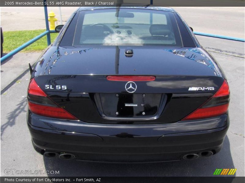 Black / Charcoal 2005 Mercedes-Benz SL 55 AMG Roadster