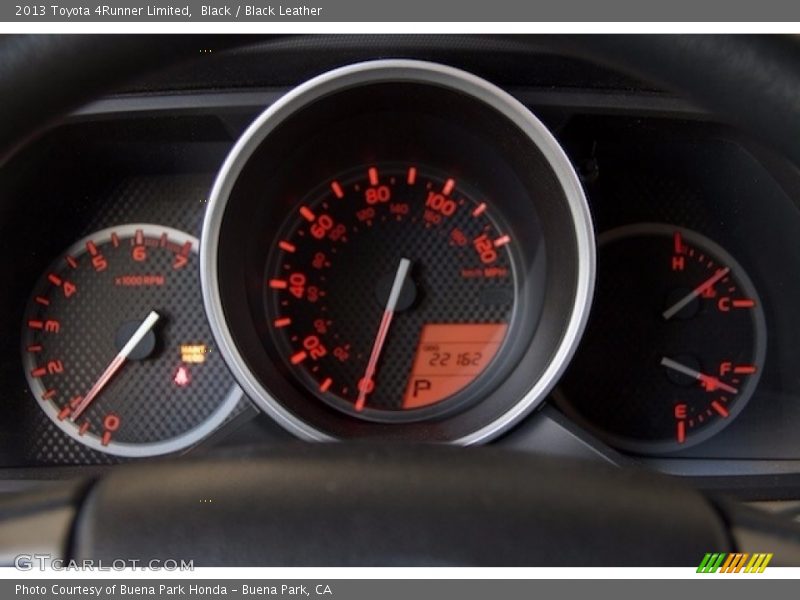 Black / Black Leather 2013 Toyota 4Runner Limited