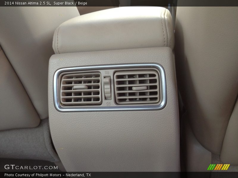Super Black / Beige 2014 Nissan Altima 2.5 SL