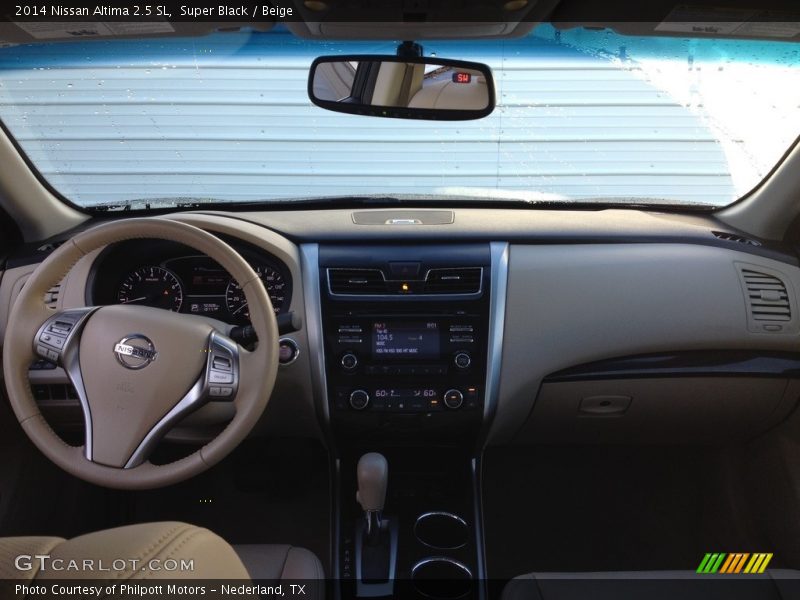 Super Black / Beige 2014 Nissan Altima 2.5 SL