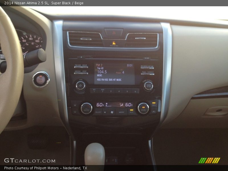 Super Black / Beige 2014 Nissan Altima 2.5 SL