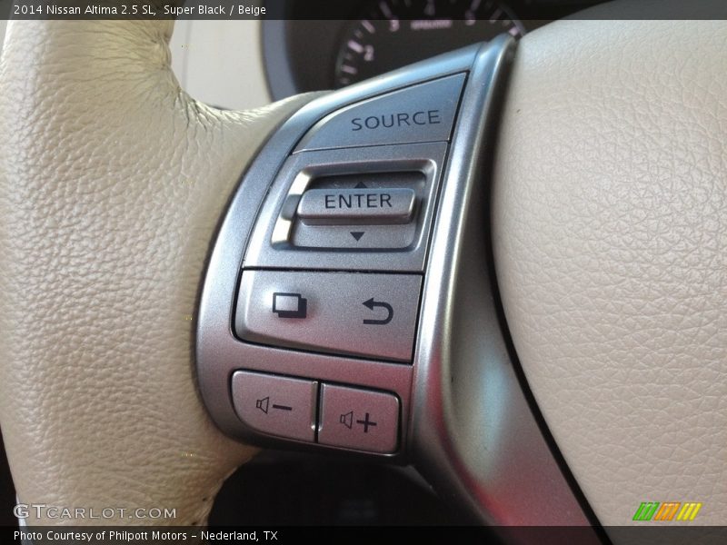 Super Black / Beige 2014 Nissan Altima 2.5 SL