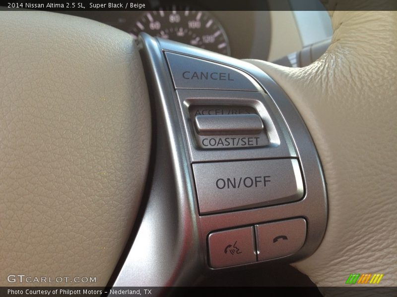 Super Black / Beige 2014 Nissan Altima 2.5 SL