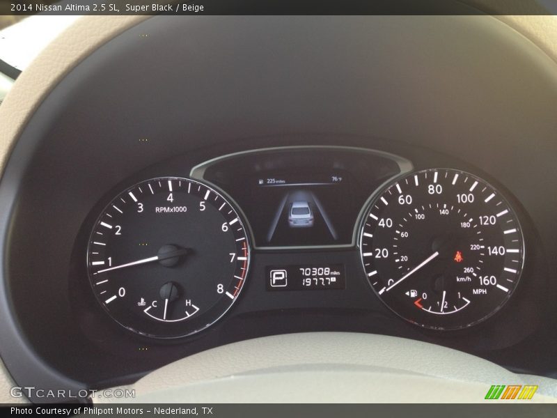 Super Black / Beige 2014 Nissan Altima 2.5 SL