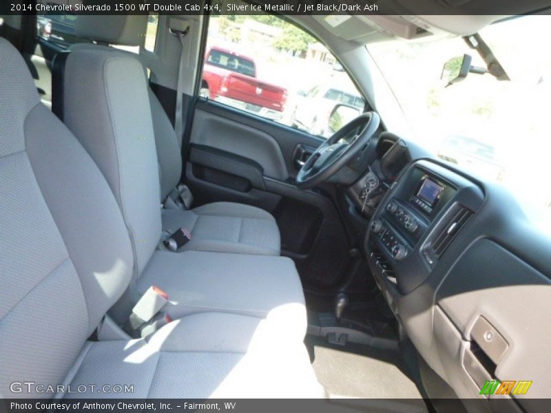 Silver Ice Metallic / Jet Black/Dark Ash 2014 Chevrolet Silverado 1500 WT Double Cab 4x4