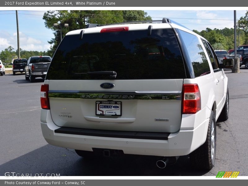 White Platinum / Dune 2017 Ford Expedition EL Limited 4x4
