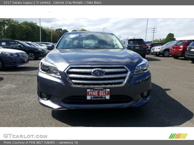 Carbide Gray Metallic / Slate Black 2017 Subaru Legacy 2.5i Limited