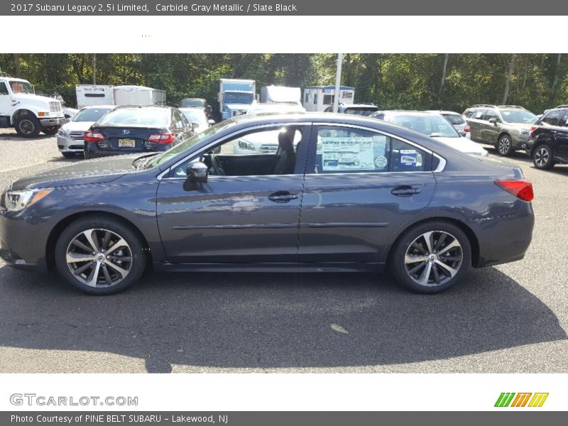 Carbide Gray Metallic / Slate Black 2017 Subaru Legacy 2.5i Limited