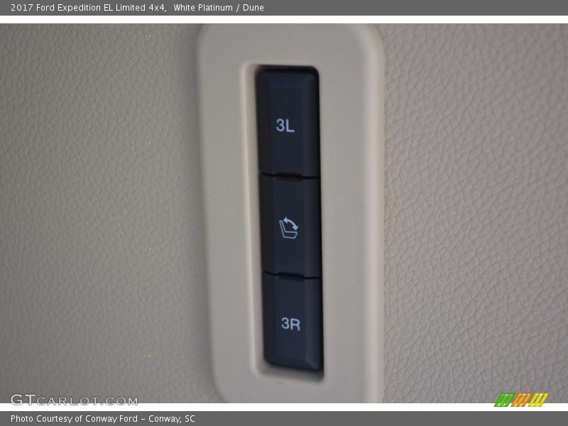 White Platinum / Dune 2017 Ford Expedition EL Limited 4x4