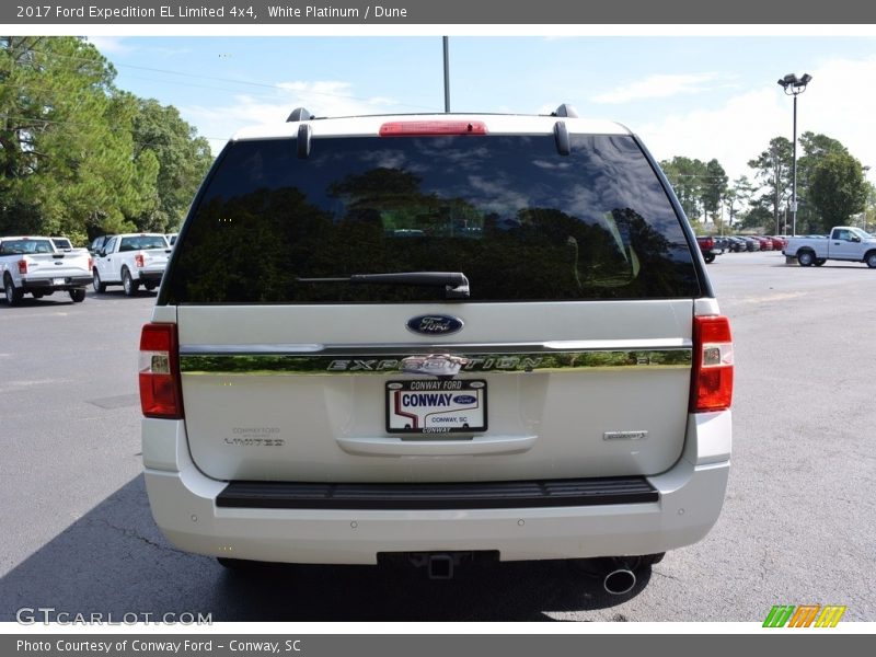 White Platinum / Dune 2017 Ford Expedition EL Limited 4x4