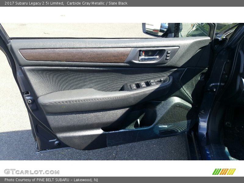 Carbide Gray Metallic / Slate Black 2017 Subaru Legacy 2.5i Limited