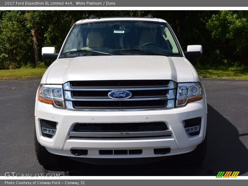 White Platinum / Dune 2017 Ford Expedition EL Limited 4x4