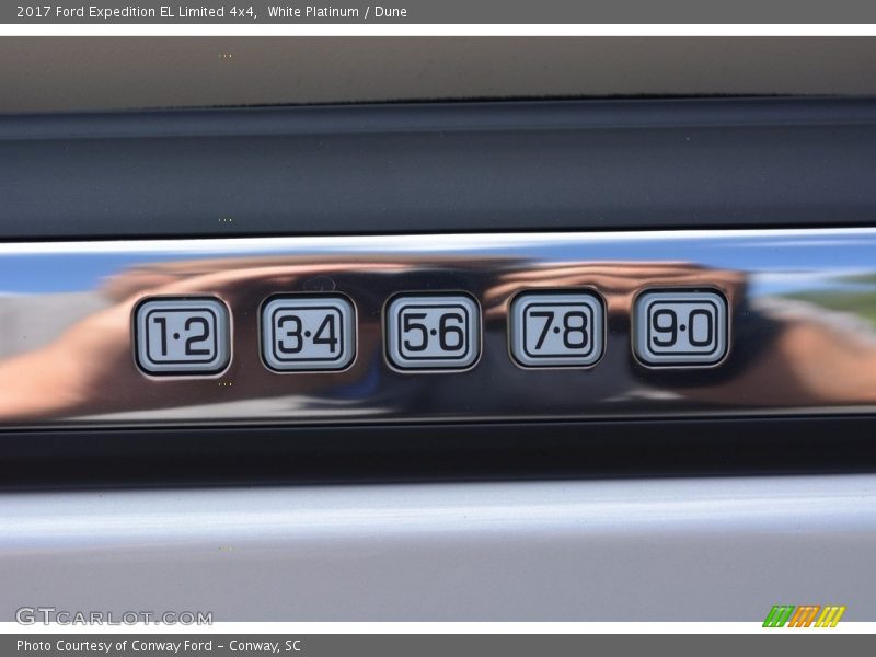 White Platinum / Dune 2017 Ford Expedition EL Limited 4x4