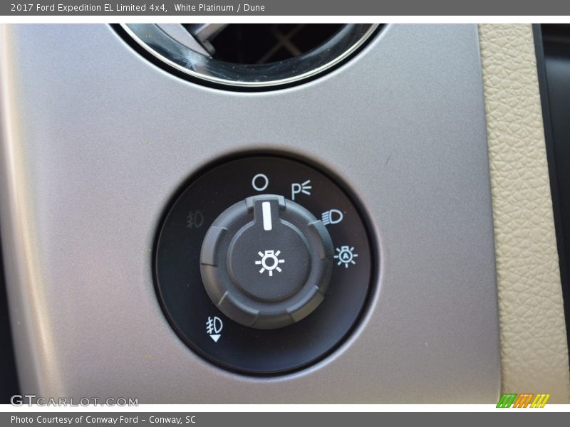 White Platinum / Dune 2017 Ford Expedition EL Limited 4x4