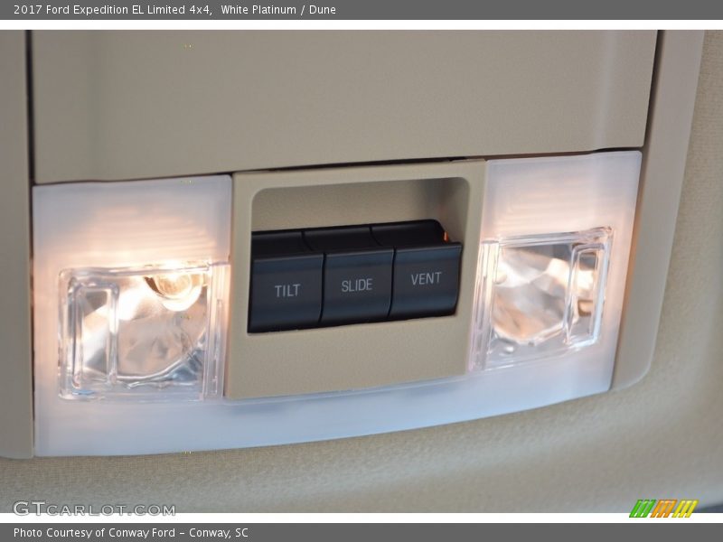 White Platinum / Dune 2017 Ford Expedition EL Limited 4x4