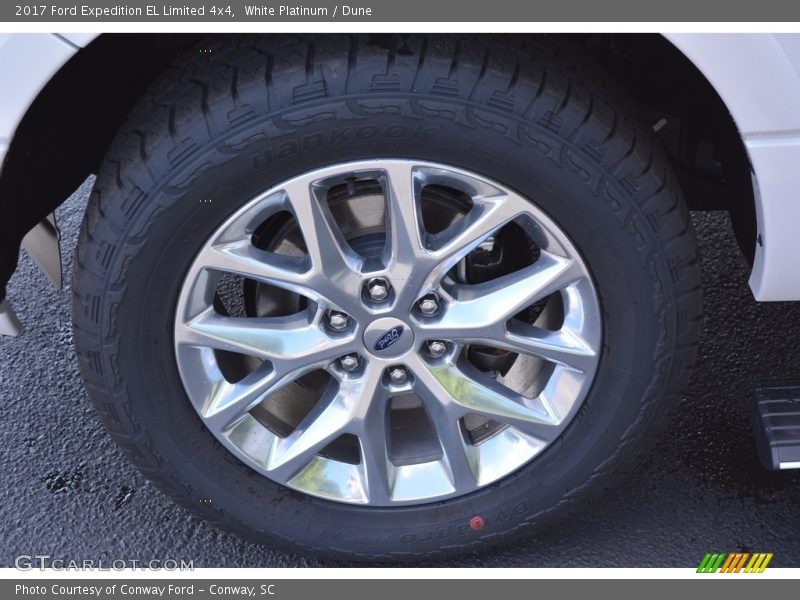 White Platinum / Dune 2017 Ford Expedition EL Limited 4x4