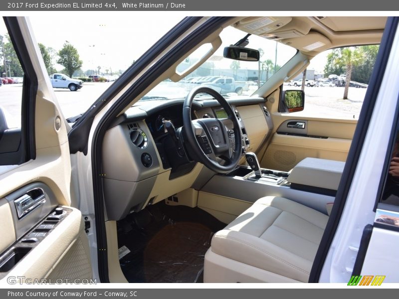 White Platinum / Dune 2017 Ford Expedition EL Limited 4x4
